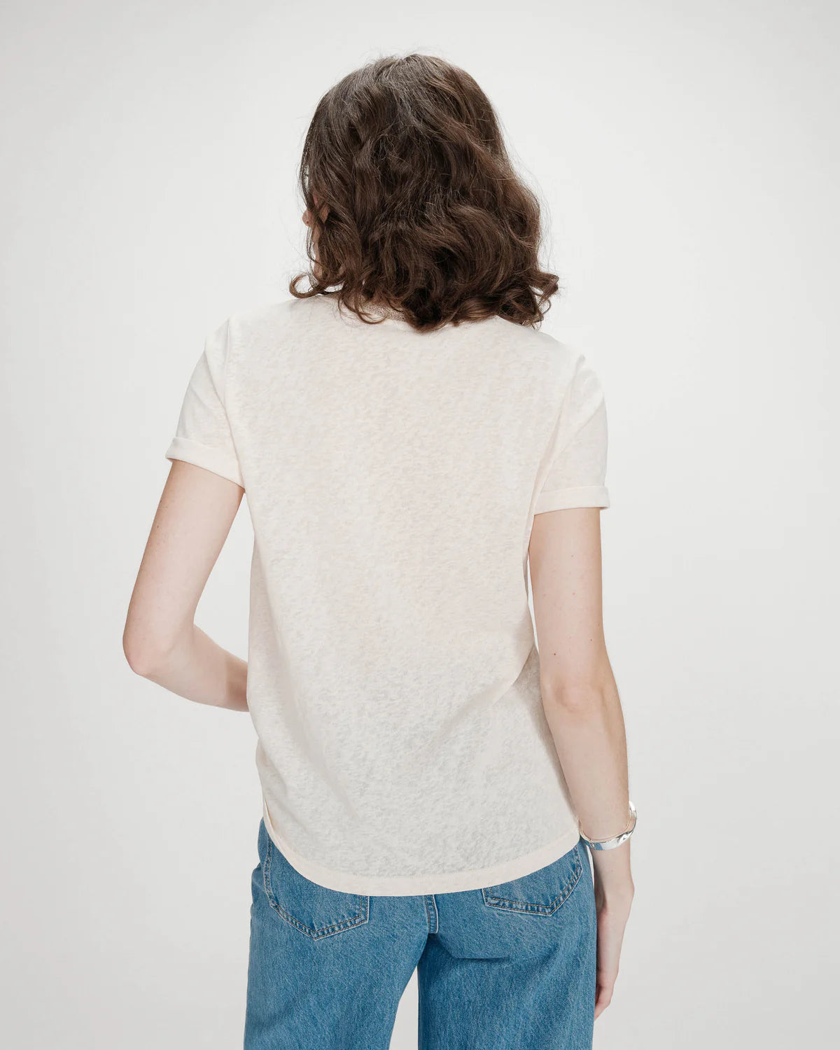 Grace And Mila V-NECK T-SHIRT AMANDE VASCO