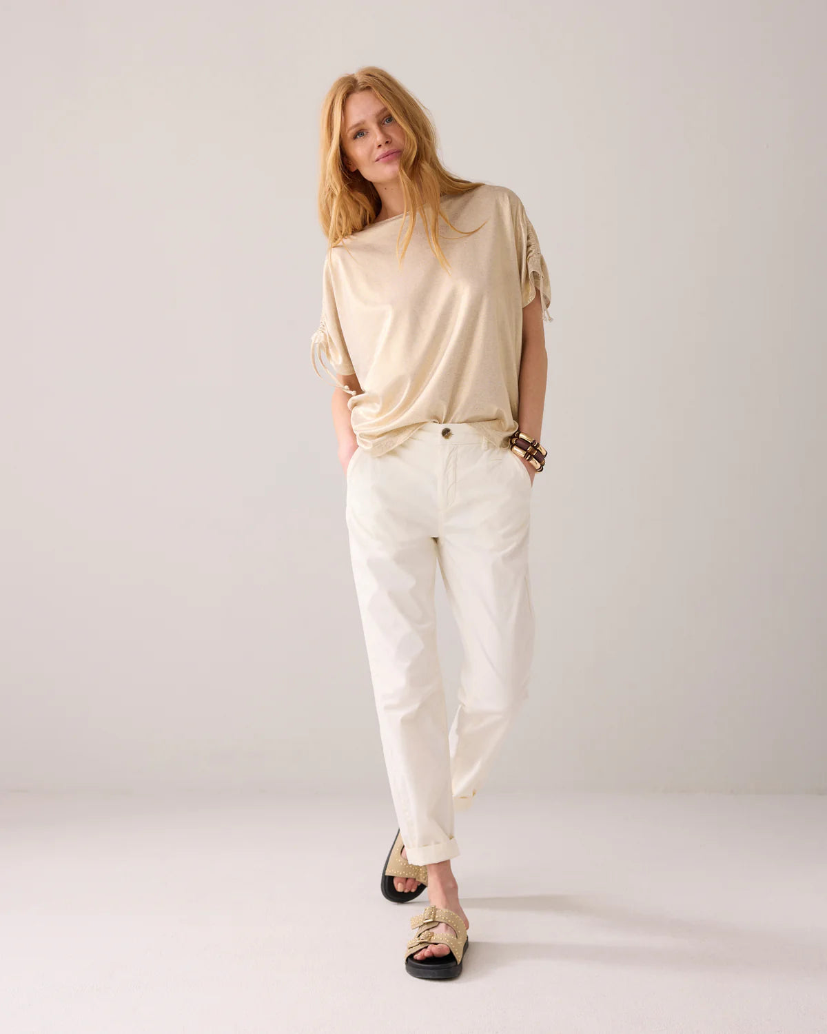 Summum Woman BOXY METALLIC TOP