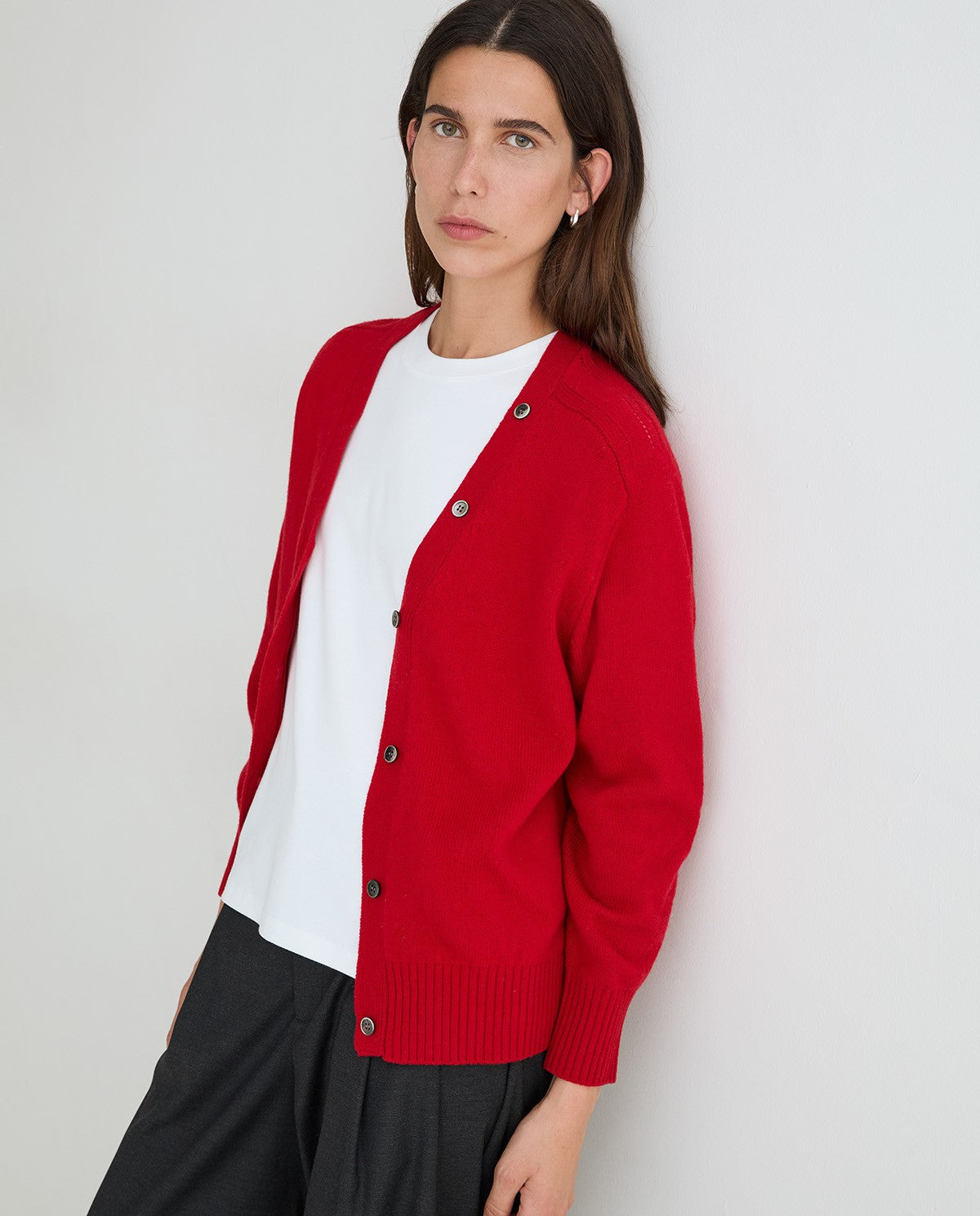 Yerse CARDIGAN REMOVABLE SCARF