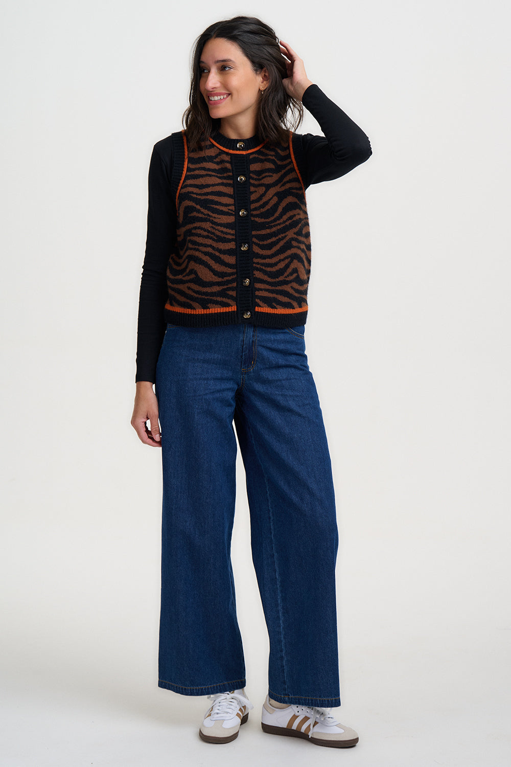 Sugarhill Brighton  KNITTED WAISTCOAT