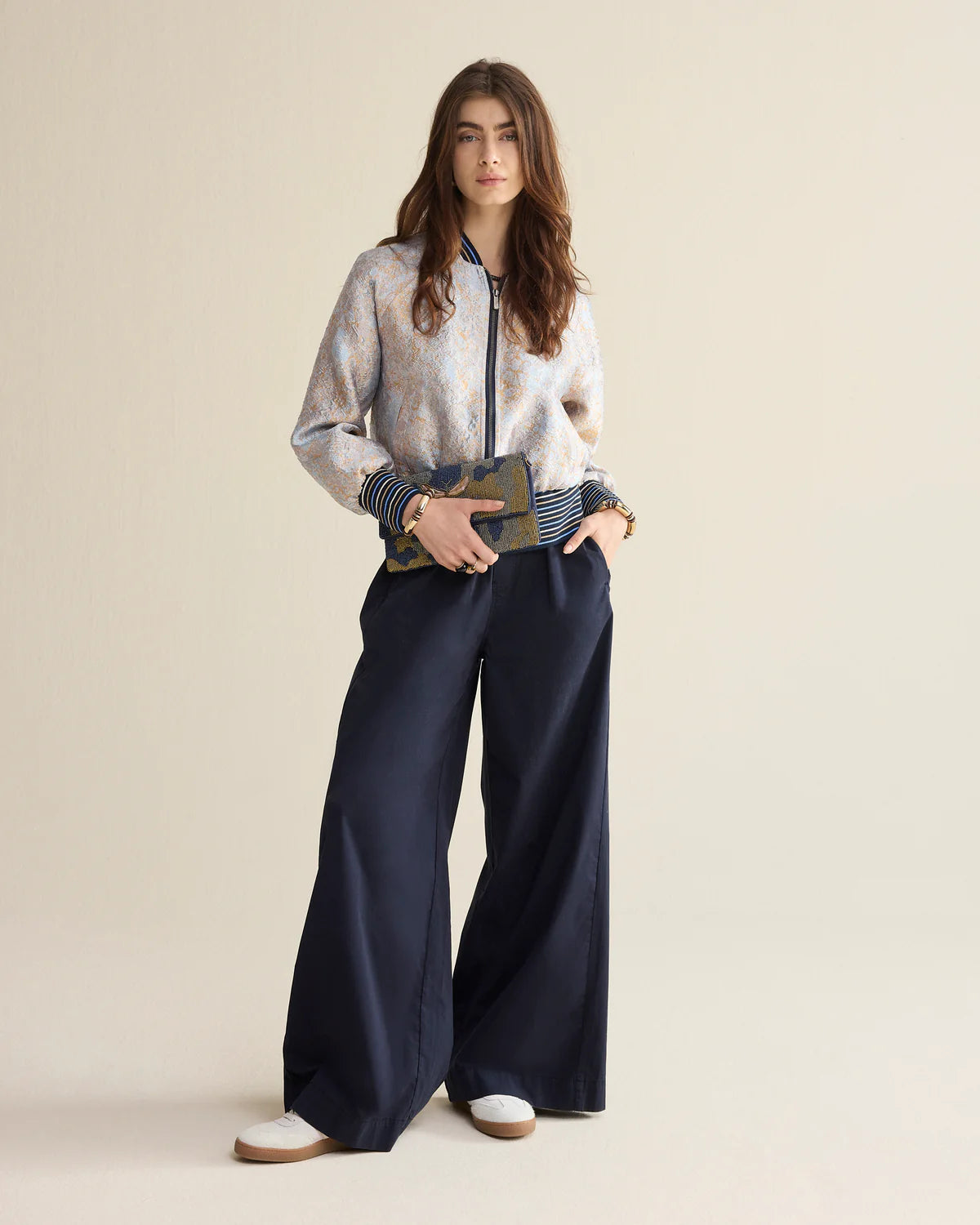 Summum Woman SOFT WIDE-LEG TROUSERS
