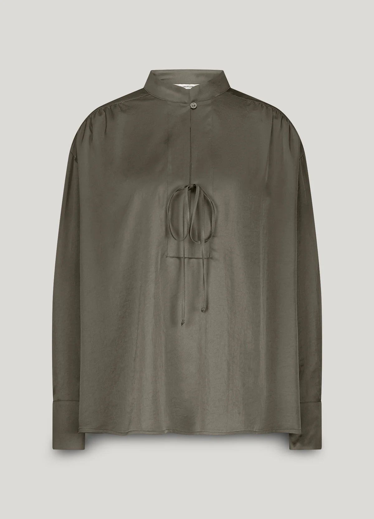 Summum Woman SHINY TOP WITH BOW FASTENING