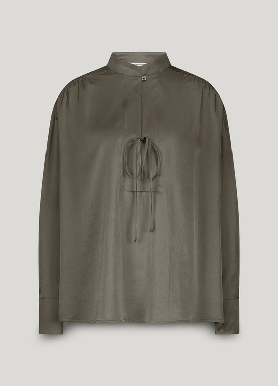 Summum Woman SHINY TOP WITH BOW FASTENING