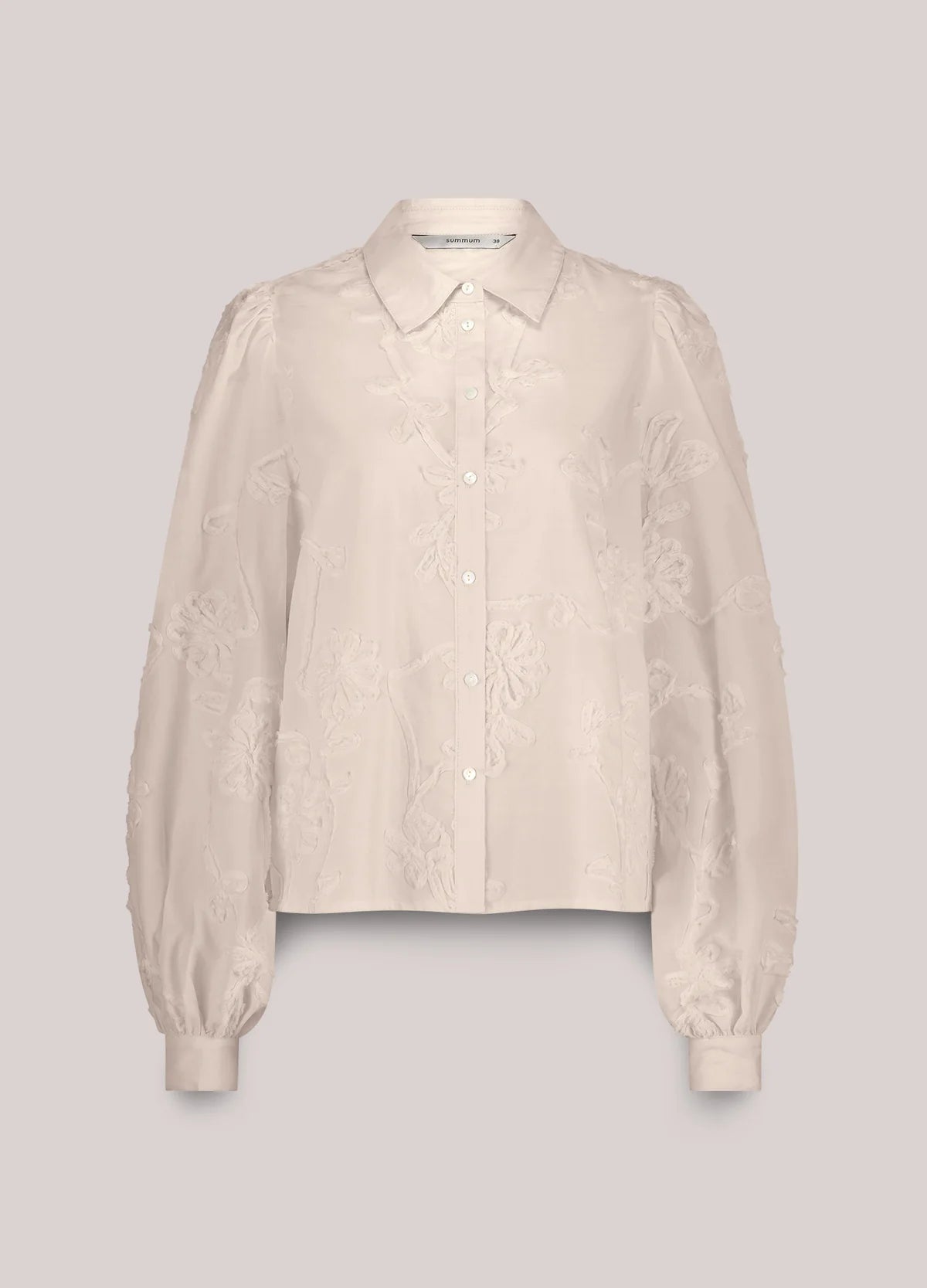 Summum Woman BLOUSE WITH FLOWER TAPE