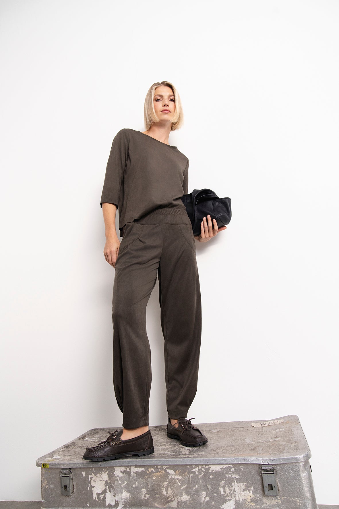 Stehmann Style Rachell in 6/8-Länge in Suede Leather Vegan