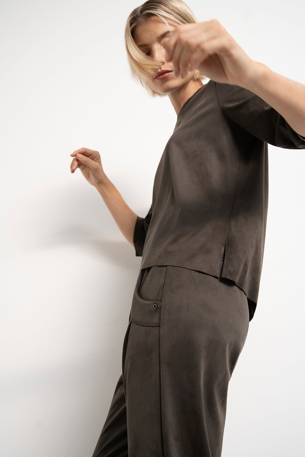 Stehmann Style Rachell in 6/8-Länge in Suede Leather Vegan