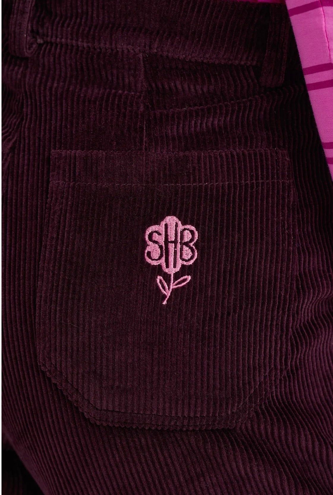 Sugarhill Brighton Lindley Cord Cropped Trousers
Dark Plum
