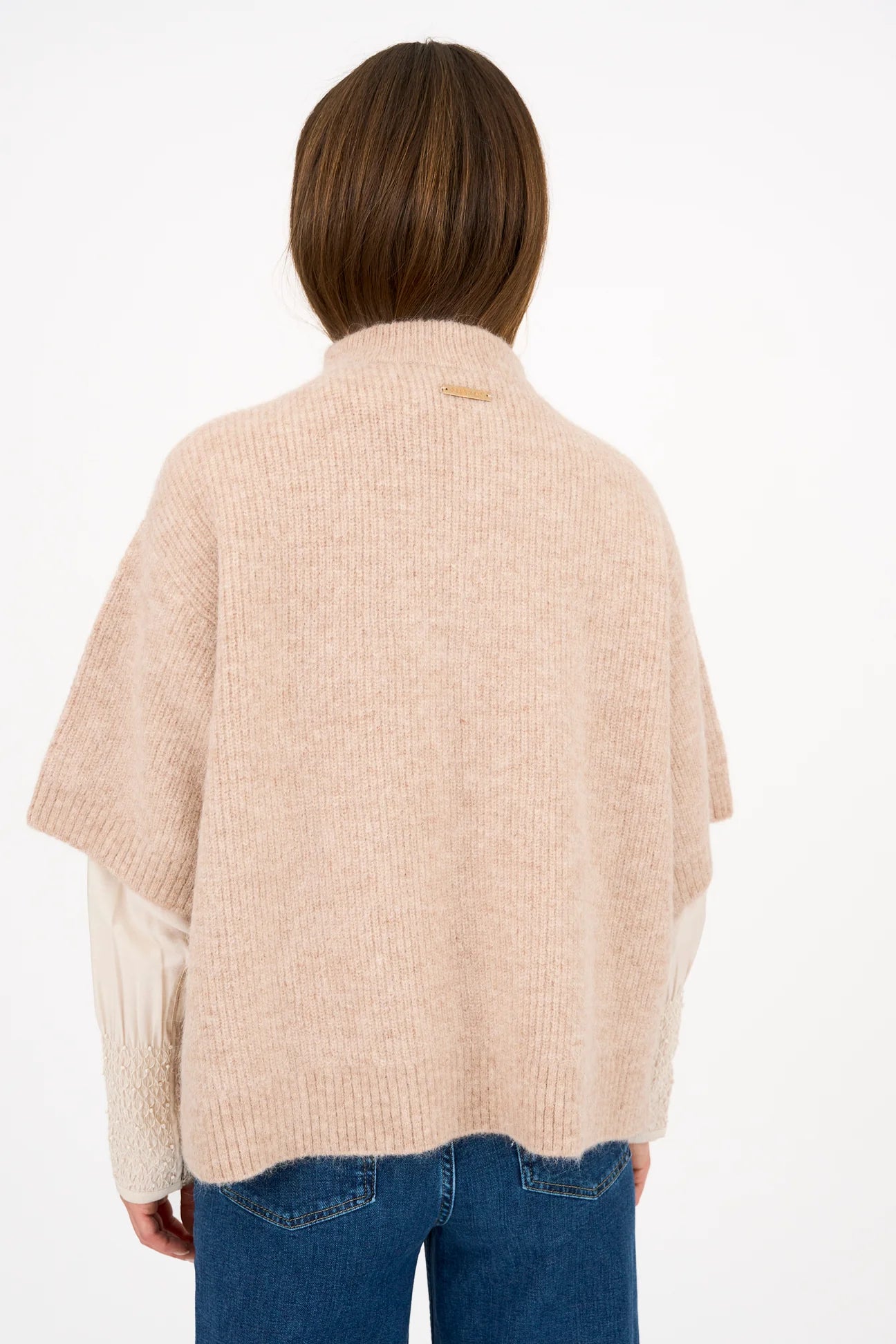 Pieszak PD-Zally Half Zip Knit - Warm Beige Melange