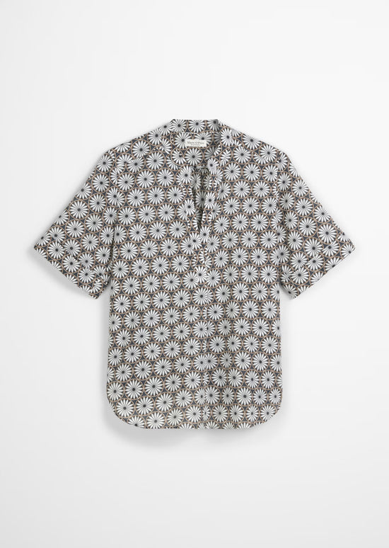 Load image into Gallery viewer, Marc O Polo REGULAR PATTERNED TUNIC BLOUSE MADE FROM SILKY-TOUCH VOILE
