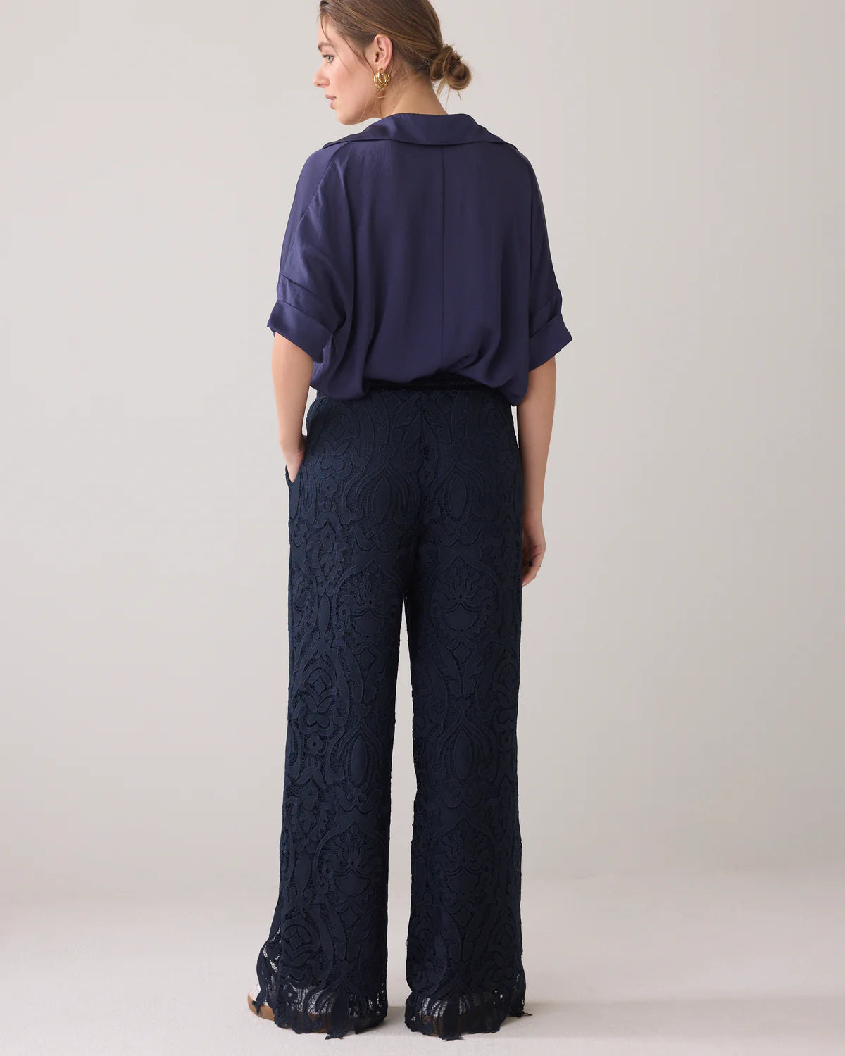 Summum Woman LACE LINED TROUSERS