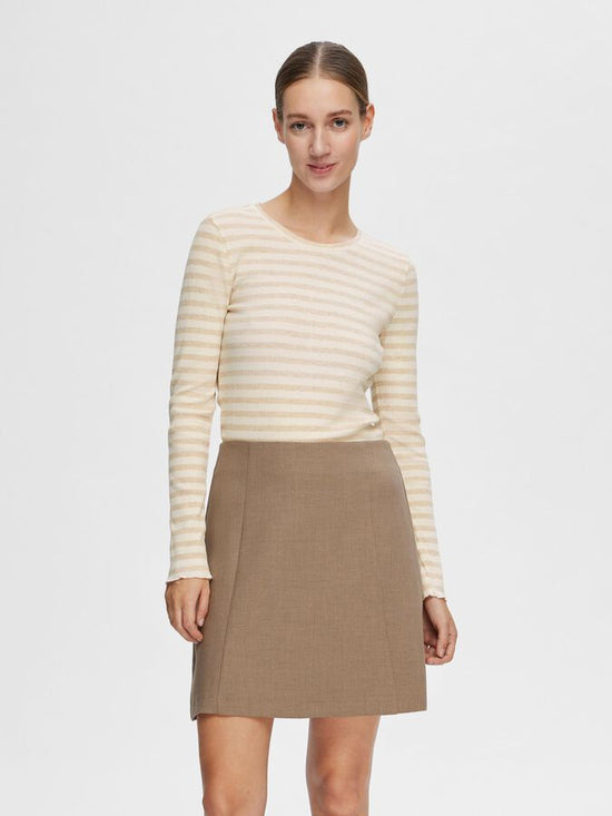 Selected/Femme STRIPED LONG-SLEEVED T-SHIRT
Oatmeal