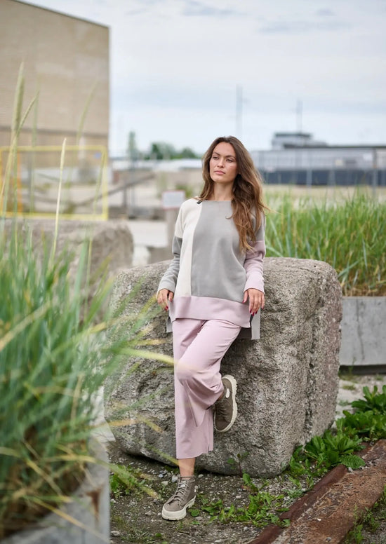 Load image into Gallery viewer, Henriette Steffensen  SWEATER PATCH 1369 Elephant/Kit/Nude
