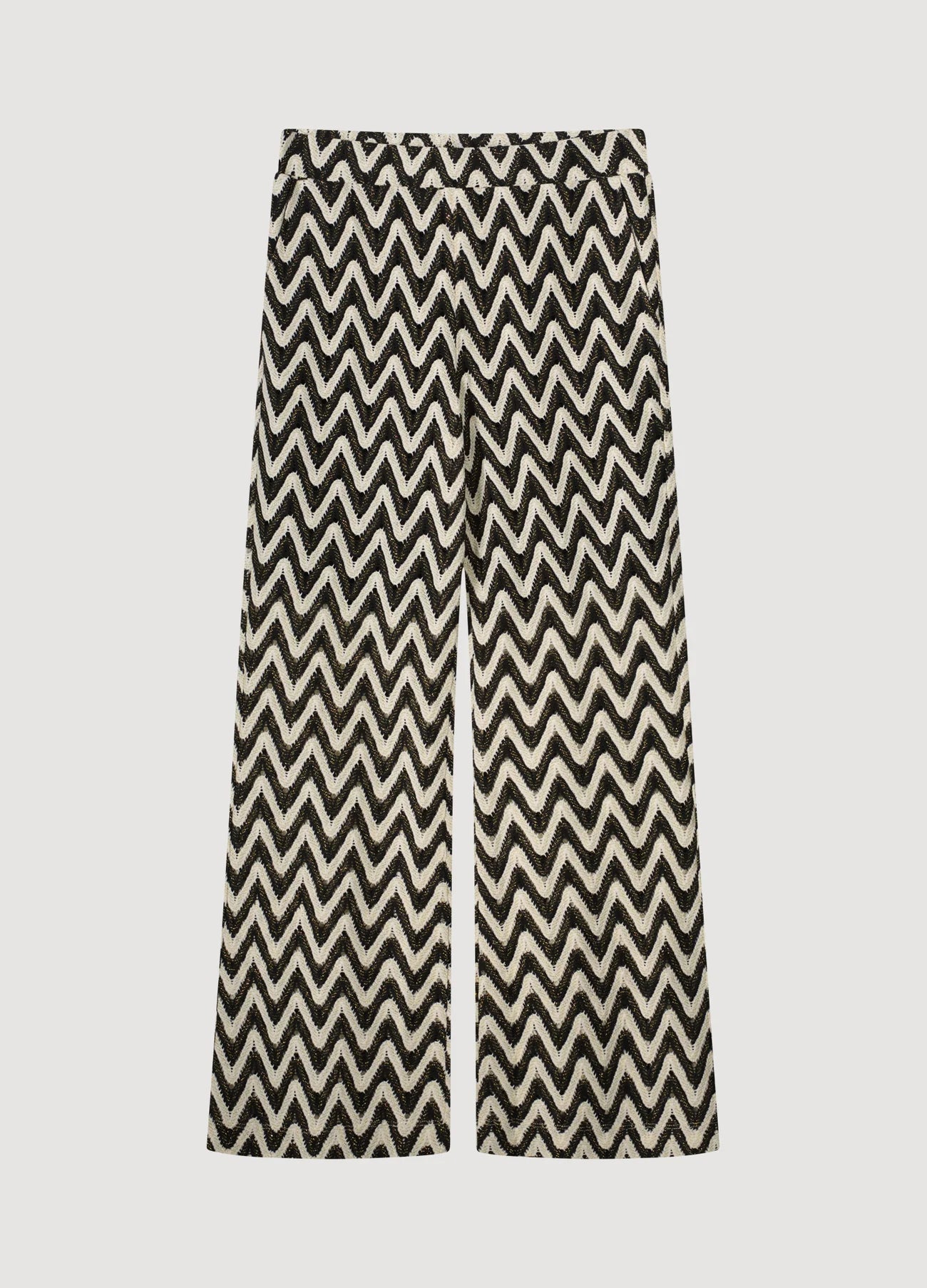 Summum Woman Wide-leg zigzag trousers