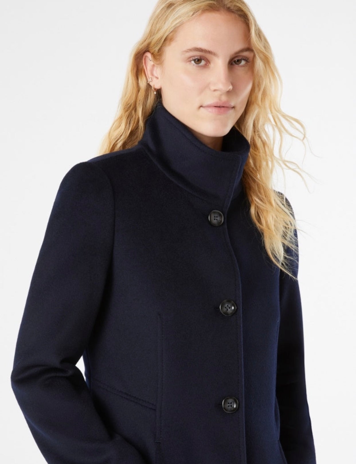 Pennyblack  Slim-fit wool broadcloth coat