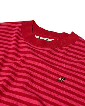 Heyanno MMHPoetic Stripe Knit
Relaxed fit Brick