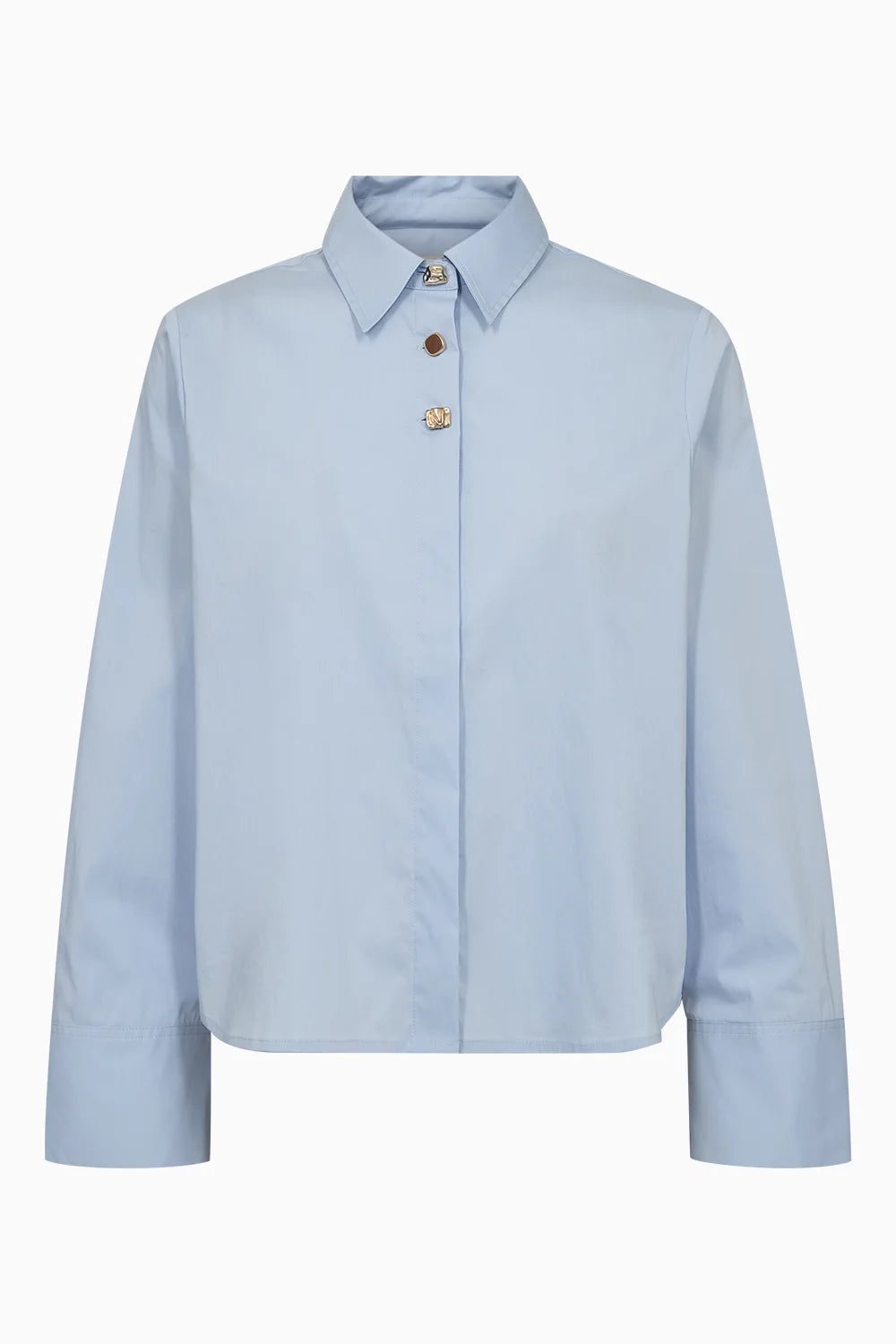 Pieszak PD-Nyla Poplin Deco Shirt - Air Blue