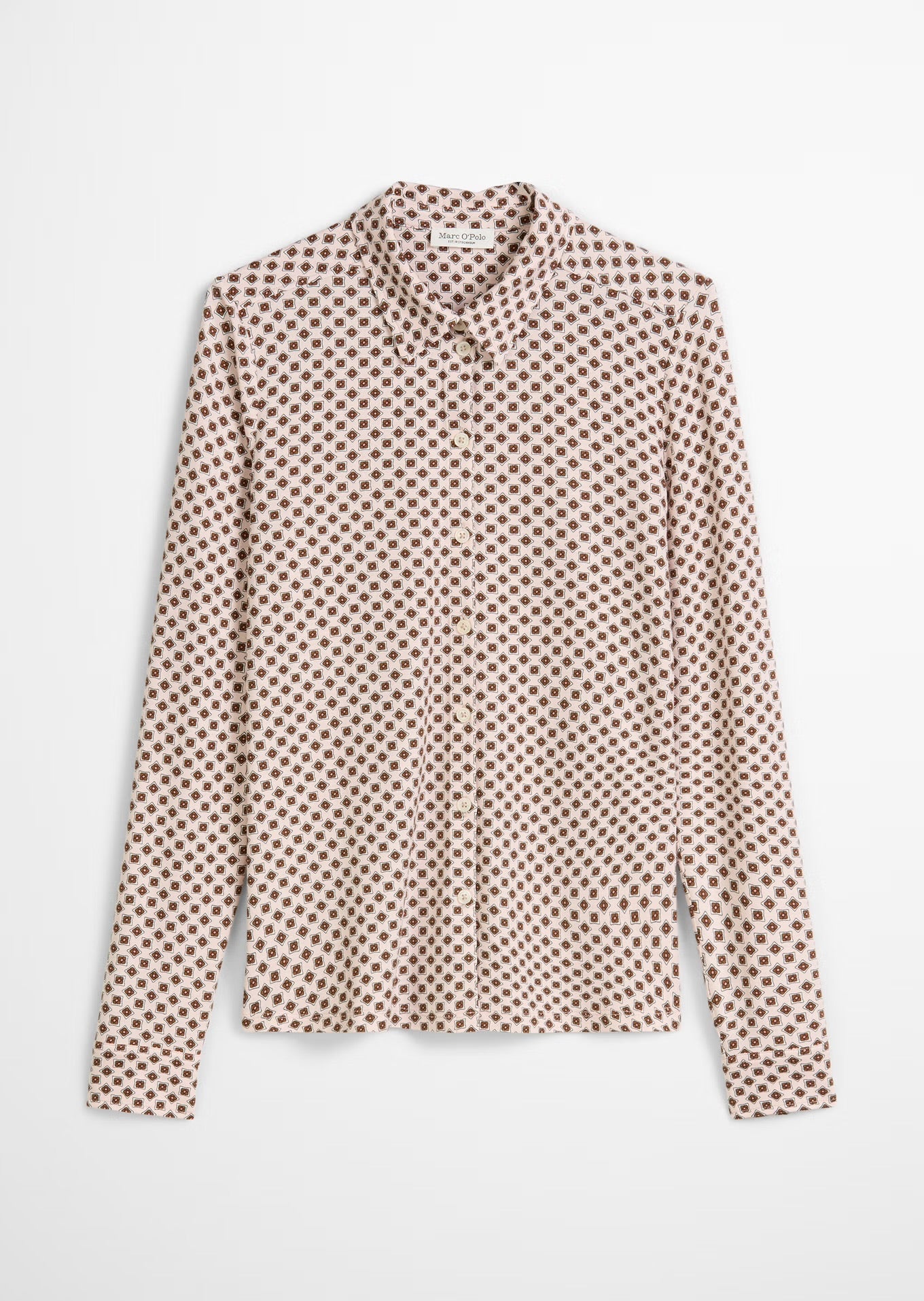Marc O Polo REGULAR JERSEY PRINT BLOUSE FROM LENZING™ ECOVERO™