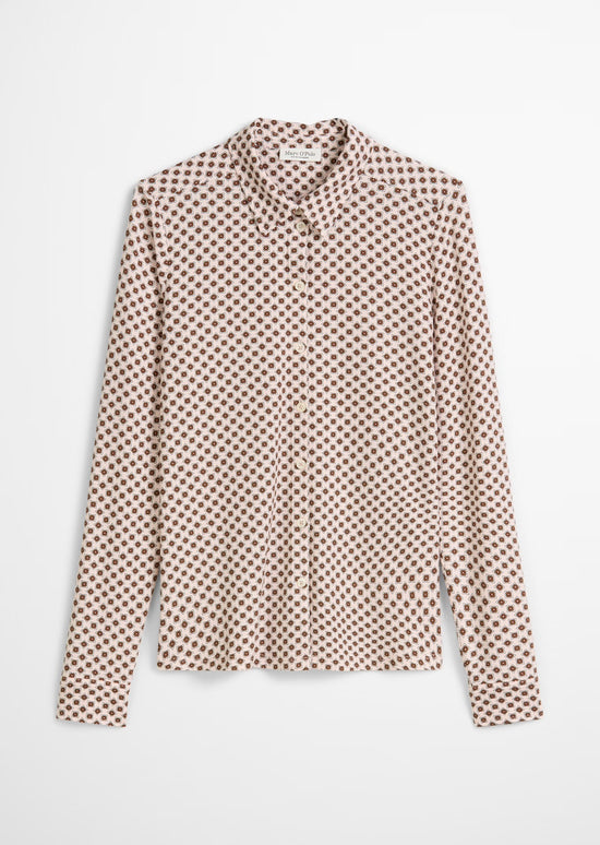 Marc O Polo REGULAR JERSEY PRINT BLOUSE FROM LENZING™ ECOVERO™