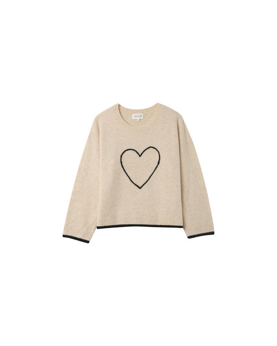 Grace And Mila SWEATER BEIGE NAMASTE