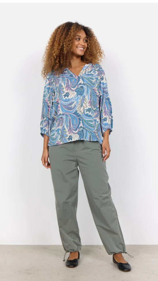 Load image into Gallery viewer, Soya Concept SC-DONIA 1 BLOUSE BLUE
