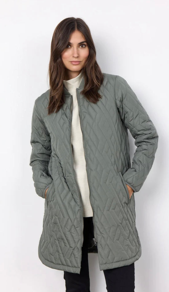 Load image into Gallery viewer, Soya Concept SC-FENYA 10 JACKET DUSTY GREEN
