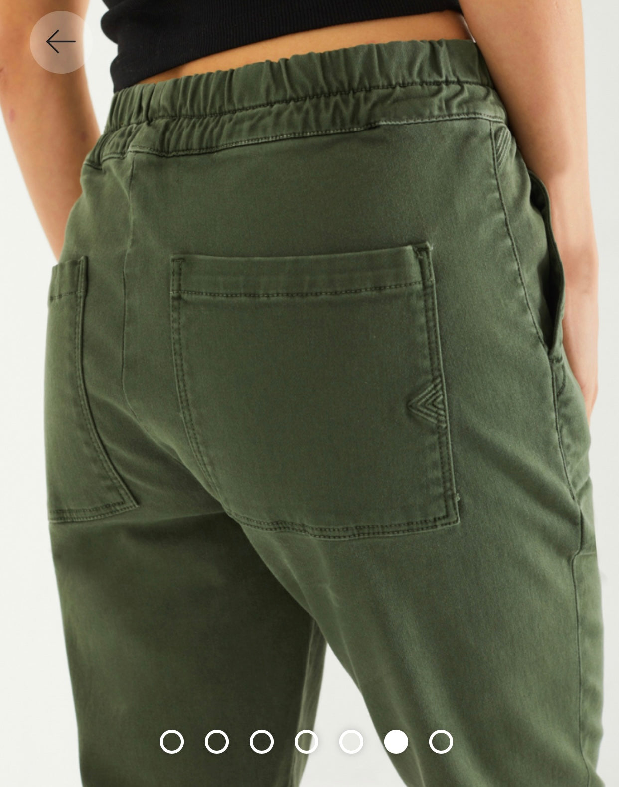 Load image into Gallery viewer, Reiko Roma CARGO TROUSER ROMA JOG - ARMY
