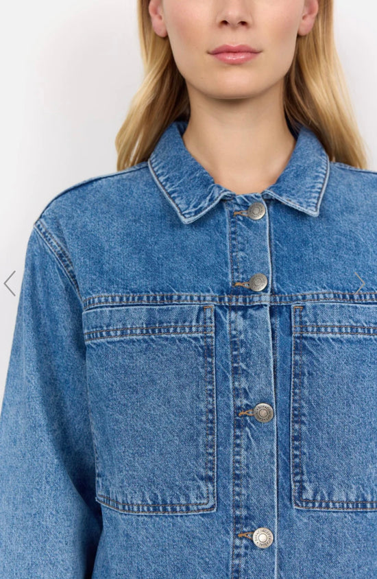 Load image into Gallery viewer, Soya Concept  SC-DOLORES 2 JACKET BLUE
