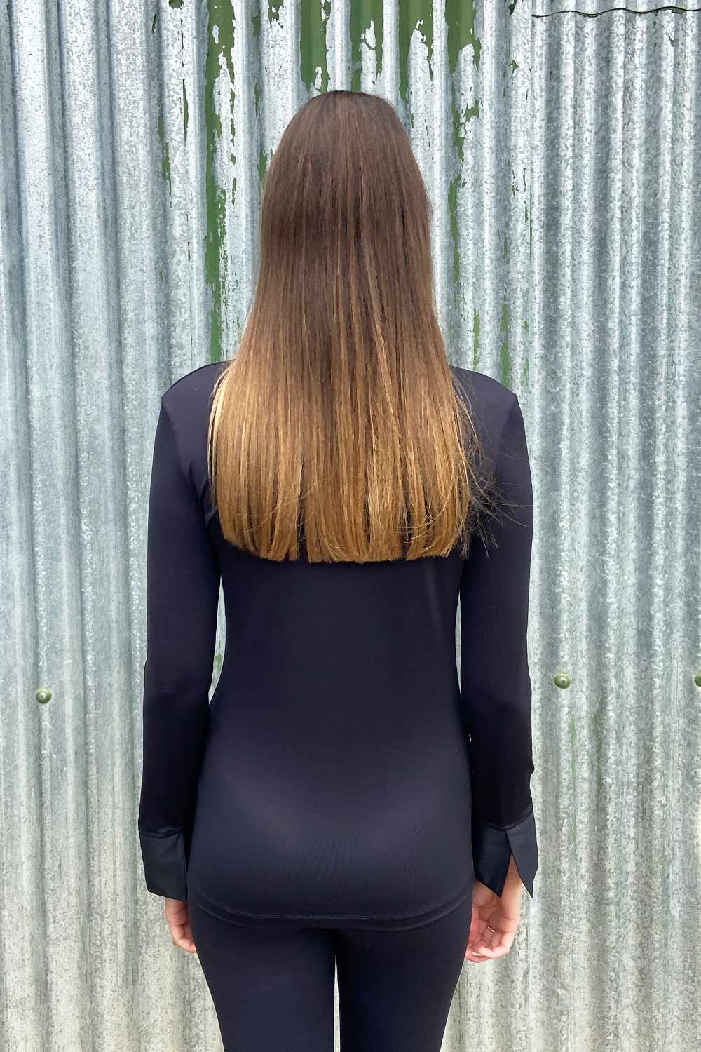 No2mor0 ANNA SHIRT Black