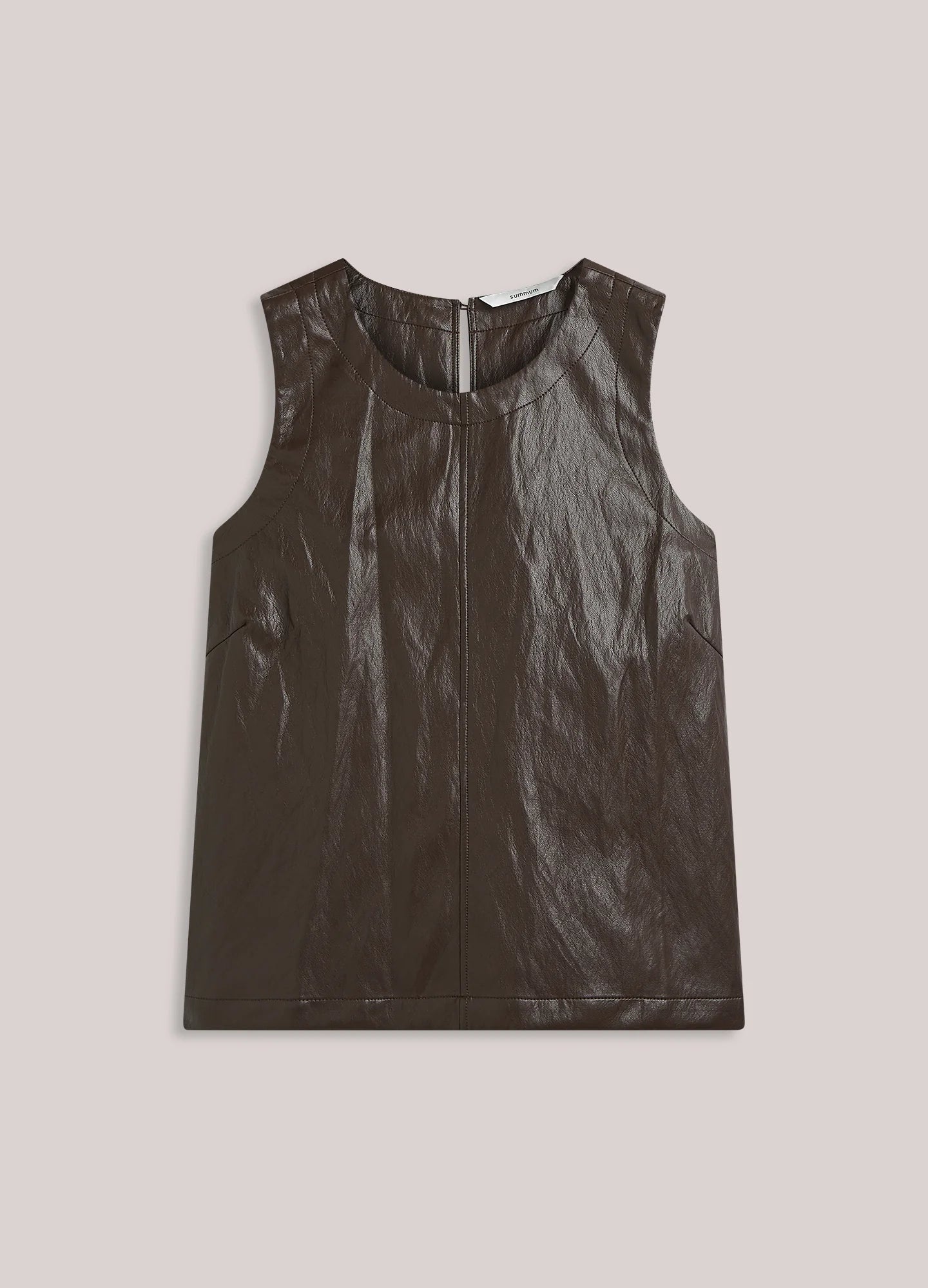 Summum Woman Faux leather top
