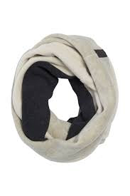 Henriette Steffensen TUBE SCARF PATCH | 4093 Soft black /Sand/Kit