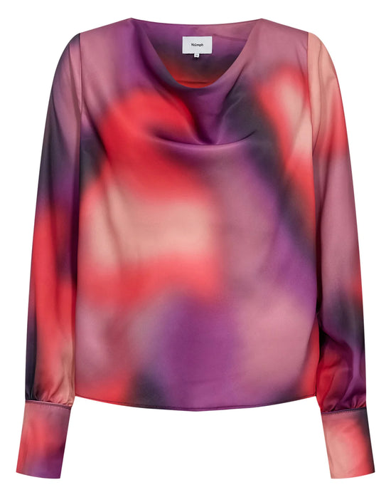 Numph NUULRIKE BLOUSE - Vibrant Orchid