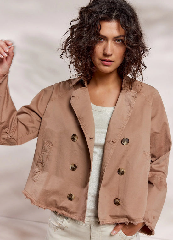 Summum Woman Cropped trench coat