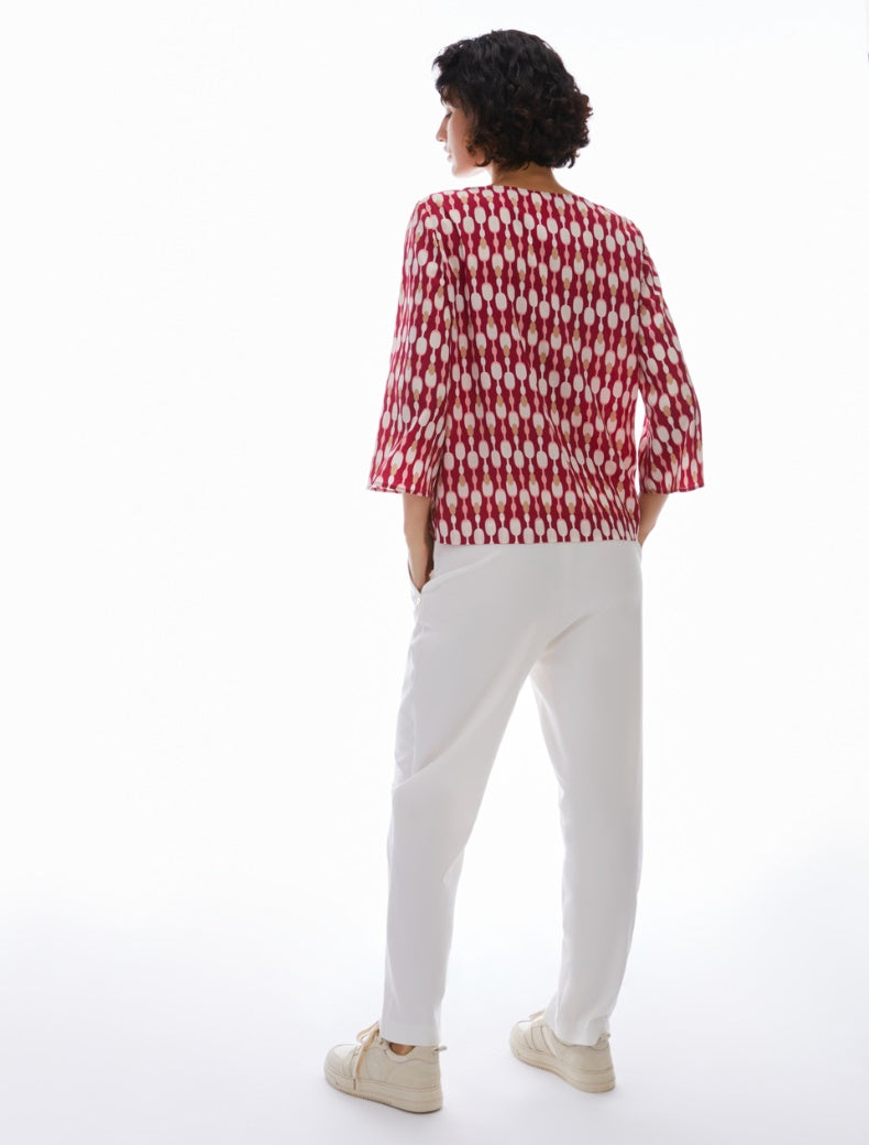 Load image into Gallery viewer, Pennyblack Patterned crepe de chine blouse
