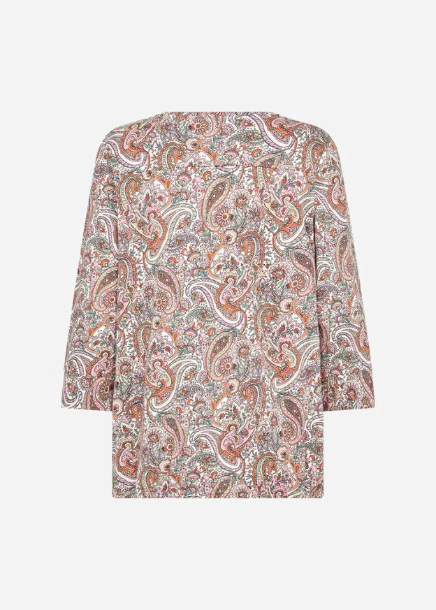 Load image into Gallery viewer, Soya Concept SC-FELICITY AOP 453 BLOUSE LIGHT PINK
