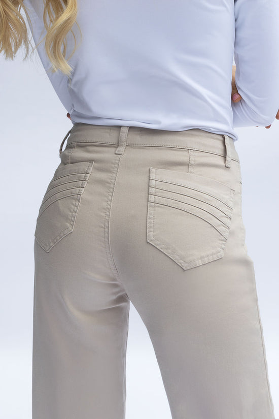 No2mor0 Napoli Wide Leg Denim Trouser - 27" Leg
Taupe