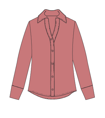No2mor0 Izzy Cotton Shirt Petal Pink