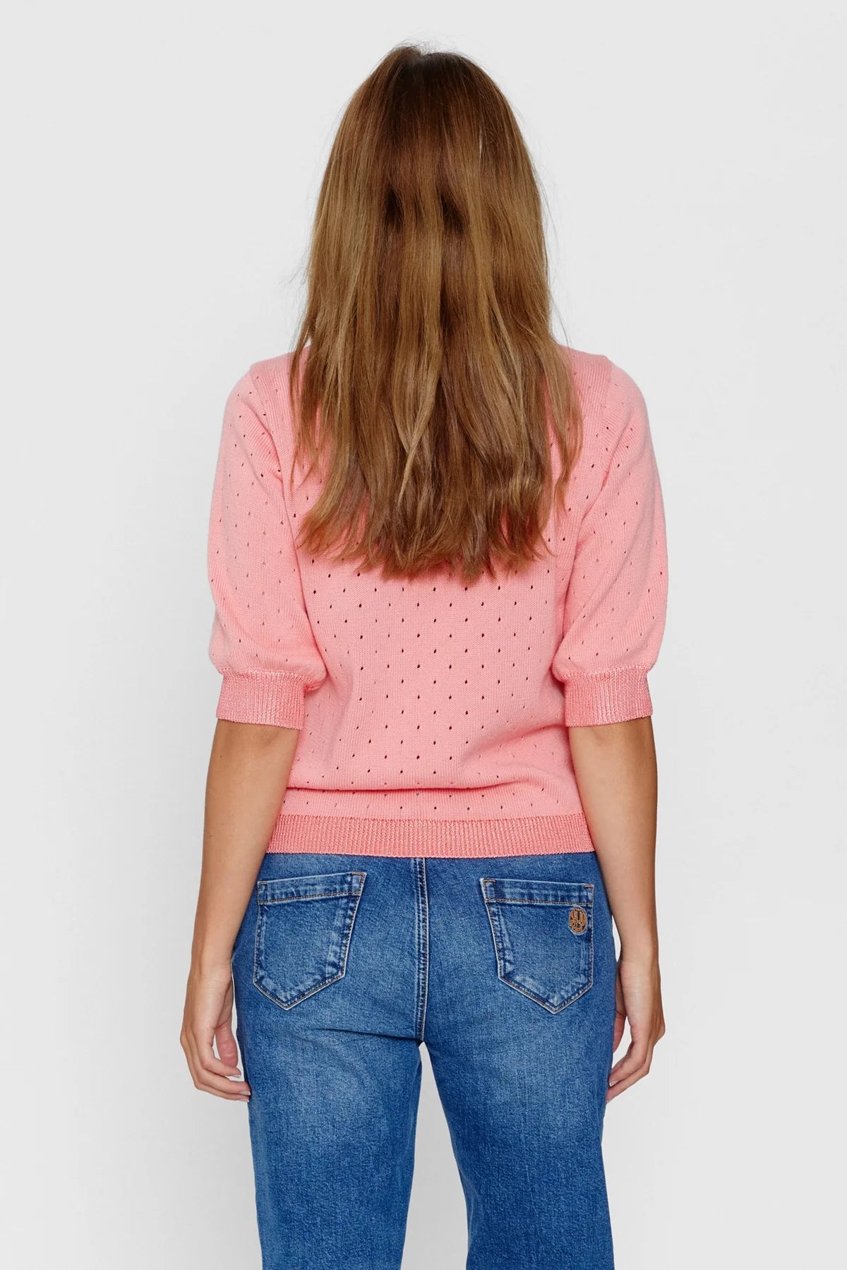Numph NUSADIE SS PULLOVER - SHELL PINK