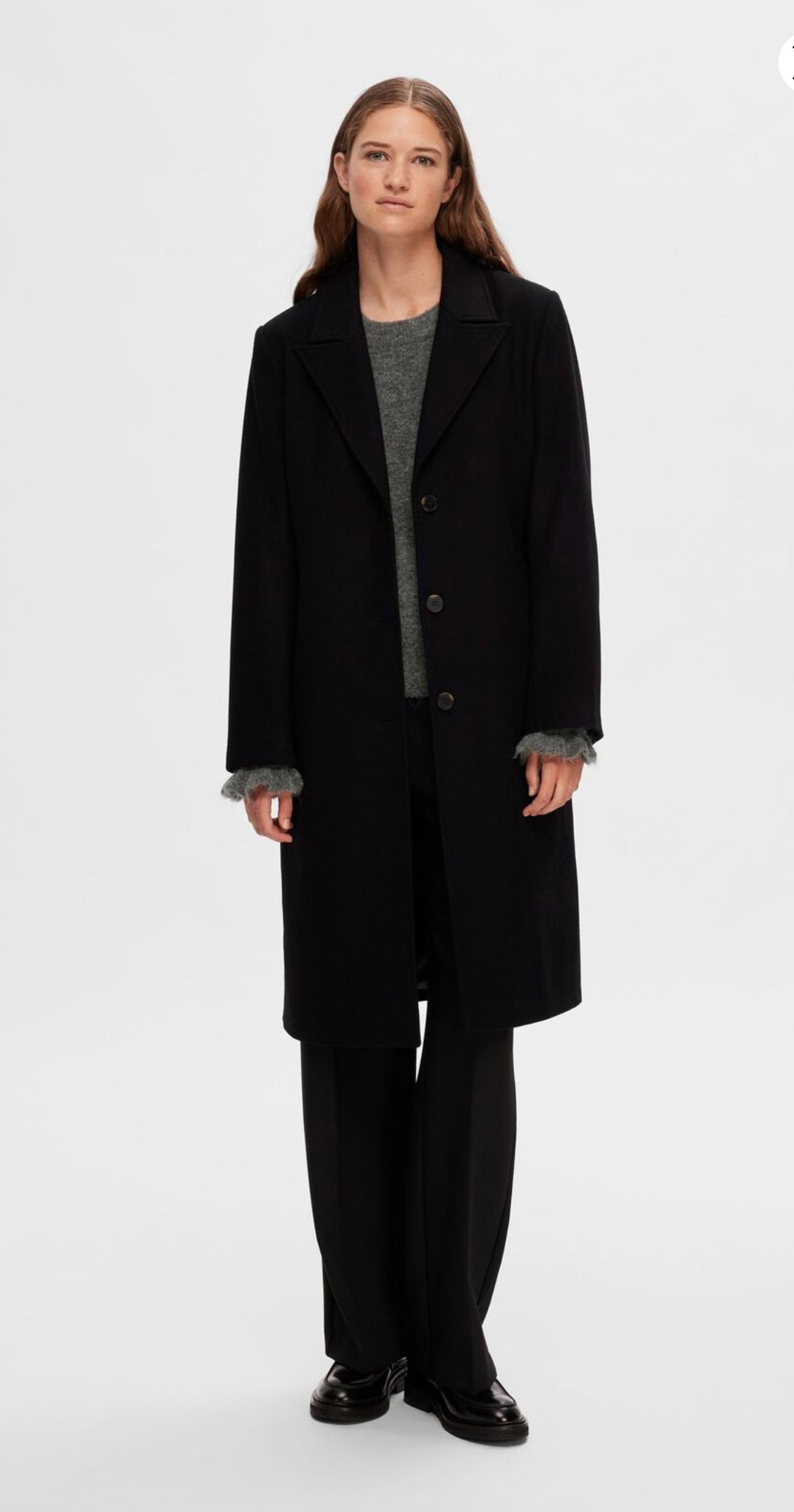 Selected/Femme SINGLE-BREASTED WOOL COAT