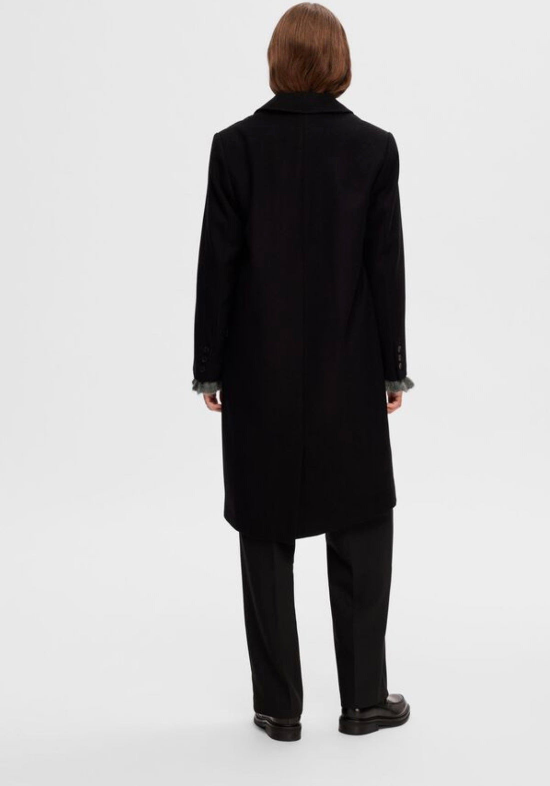 Load image into Gallery viewer, Selected/Femme SINGLE-BREASTED WOOL COAT
