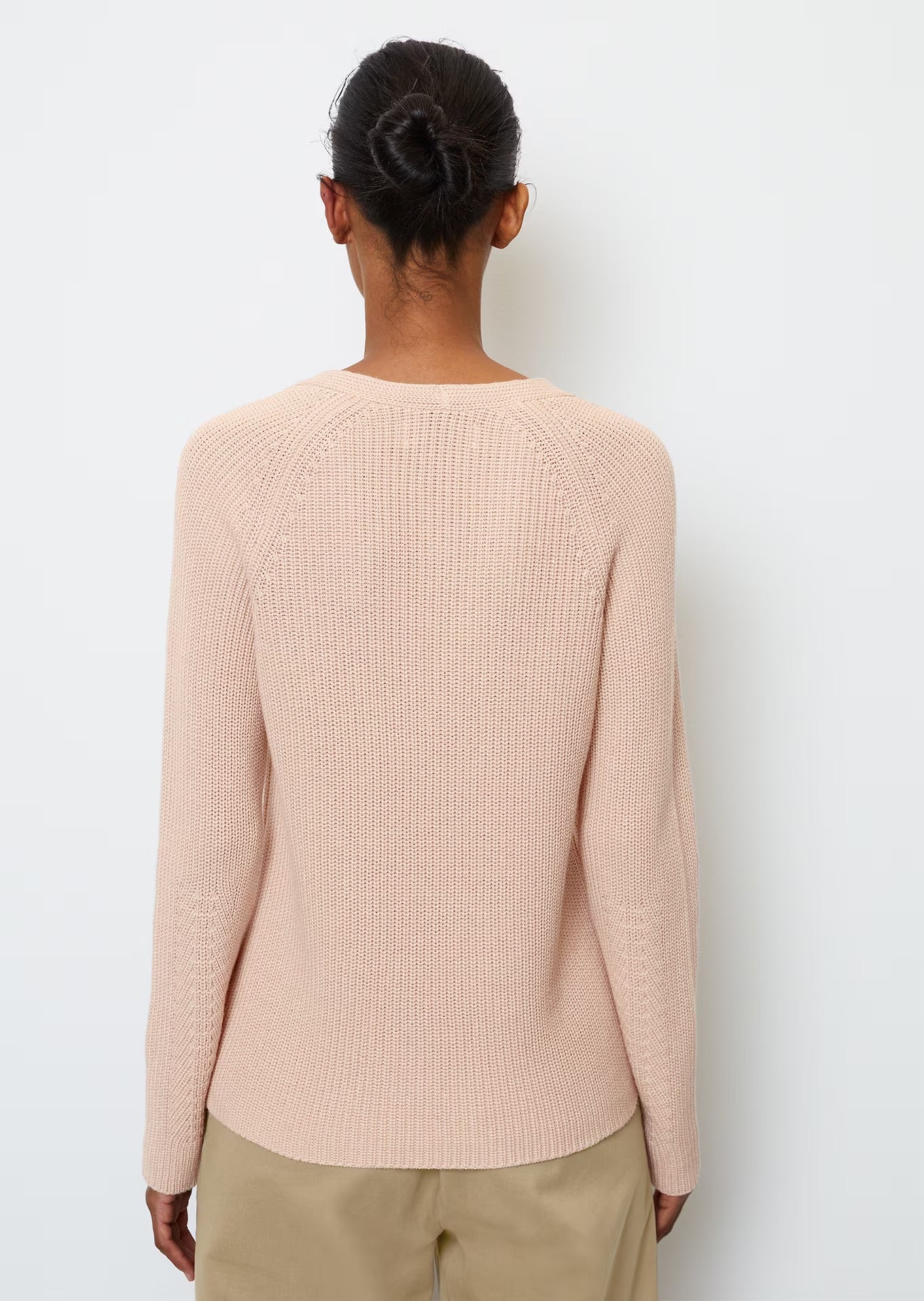 Marc O Polo V-NECK KNIT JUMPER RELAXED MADE FROM HEAVY COTTON YARN