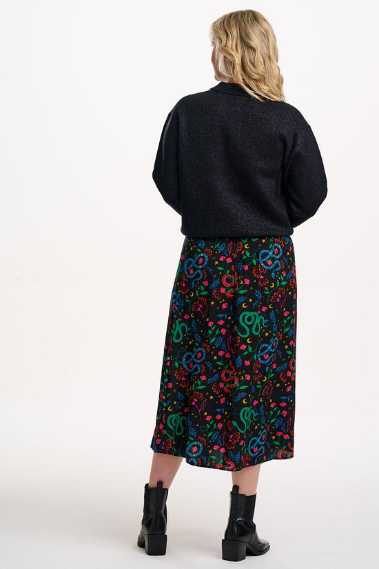 Sugarhill Brighton Solana Bomber Jacket - Black Sparkle