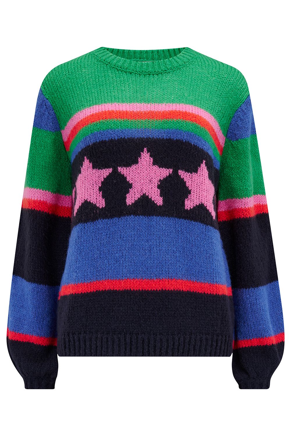 Sugarhill Brighton Essie Jumper - Multi, Star Stripes