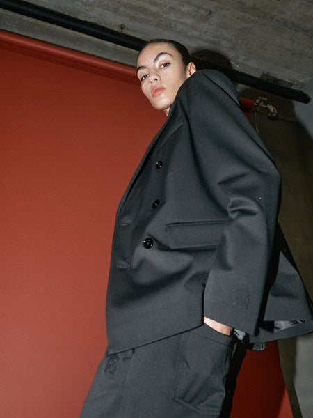 Heyanno MMHDesire Crew Blazer Box fit