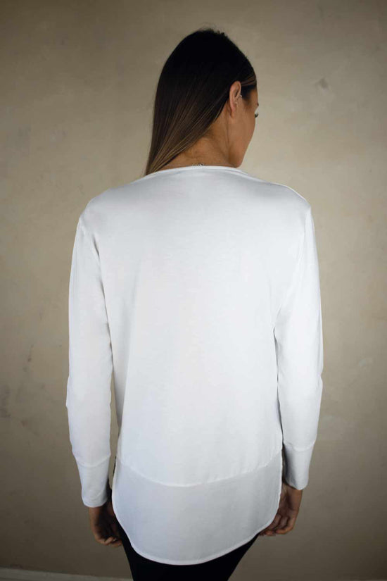 No2mor0 Sara Collarless Layering Shirt