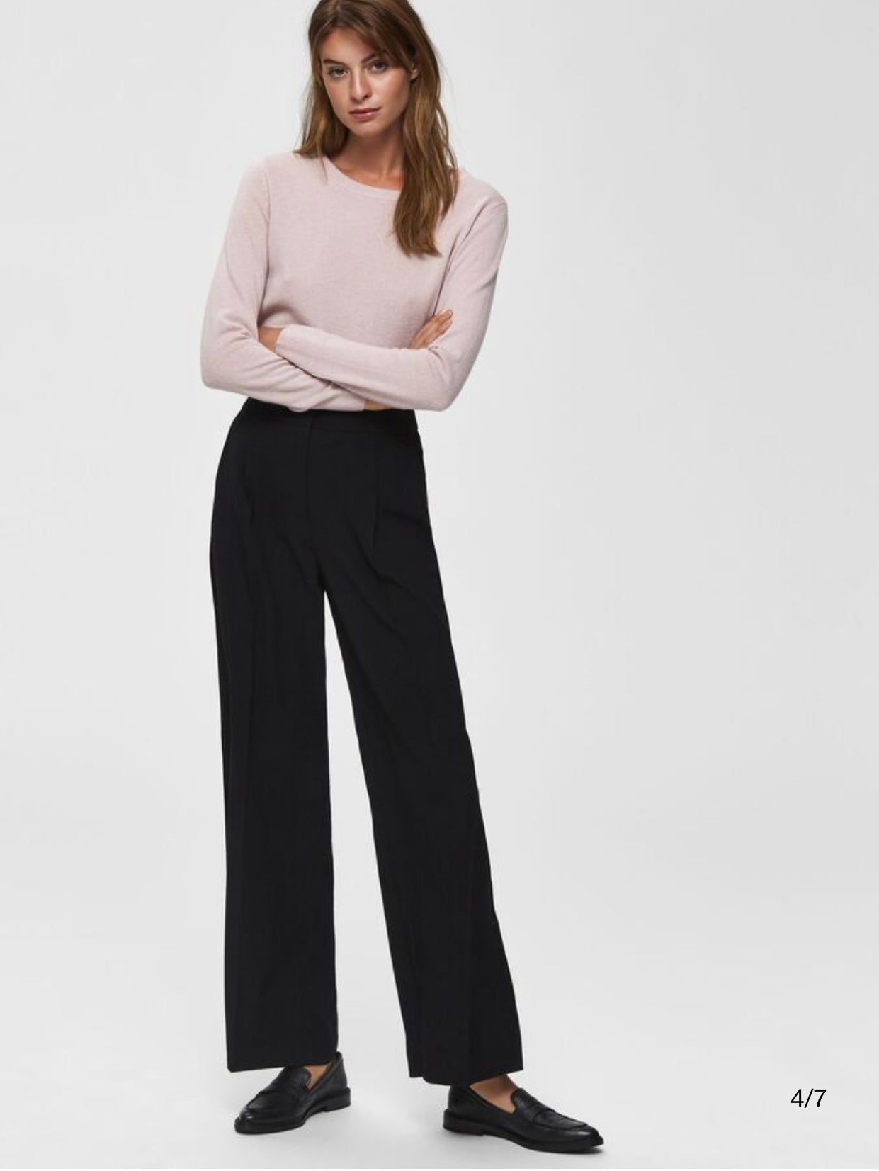 Selected/Femme MID WAIST TROUSERS
